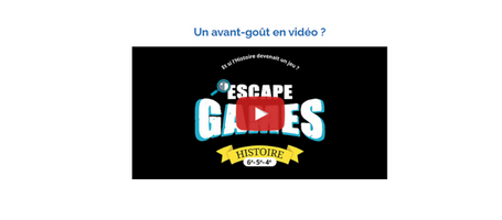 D&Eacute;COUVREZ L&rsquo;ESCAPE GAMES HISTOIRE 6e-5e-4e