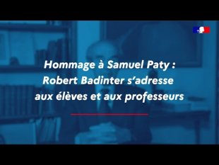 Vidéo - Badinter hommmage à Samuel Paty - p. 76